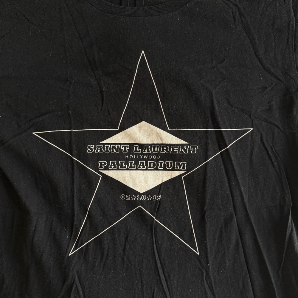 Saint Laurent Black Tee - Picture 3 of 6